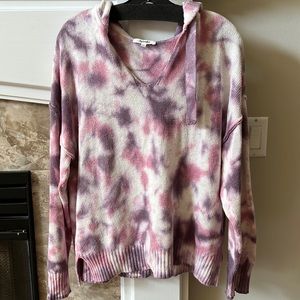 Splendid | Pink Purple Tie Die Sweater